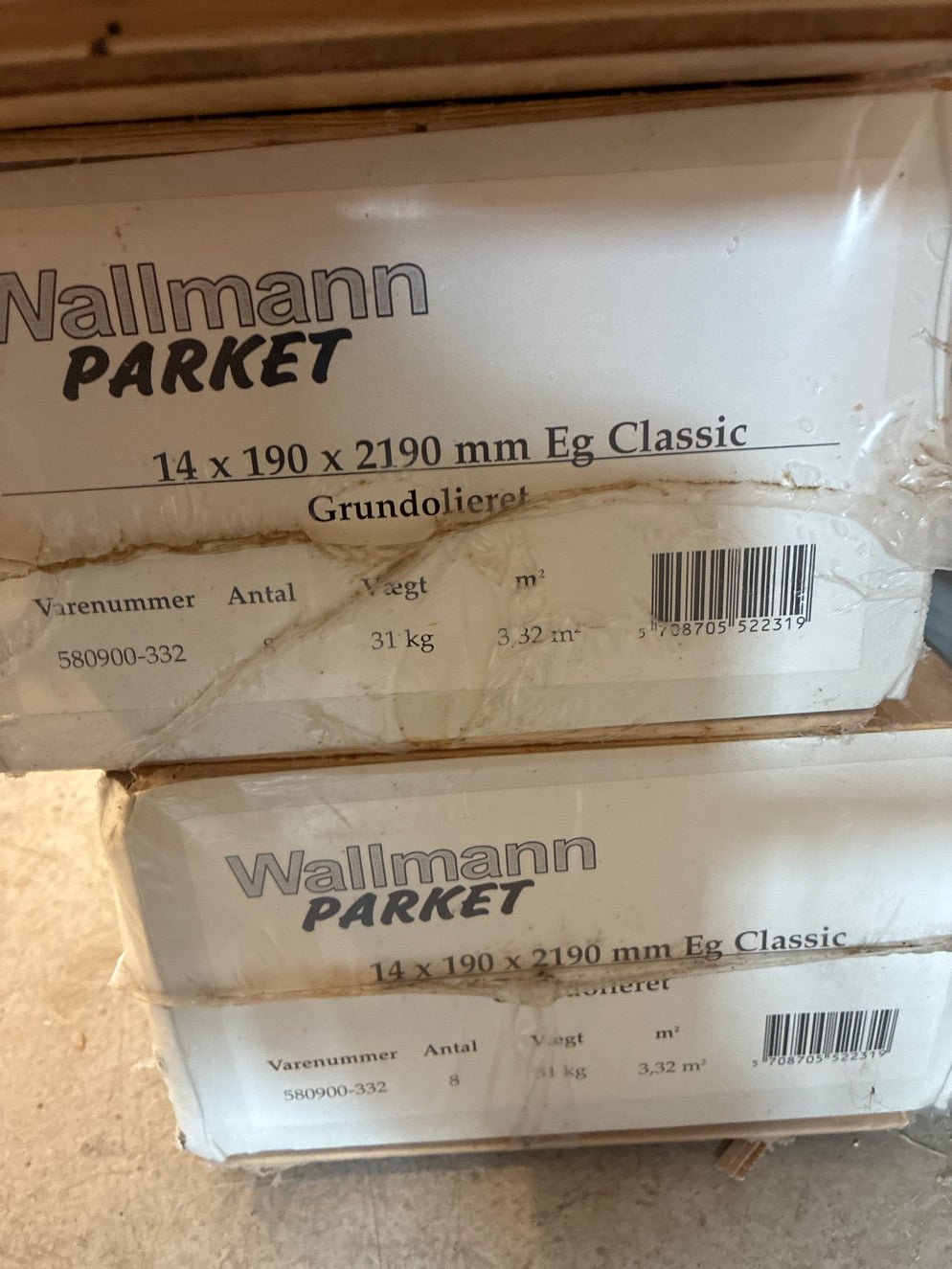 Wallmann Parket trægulv 20 m2